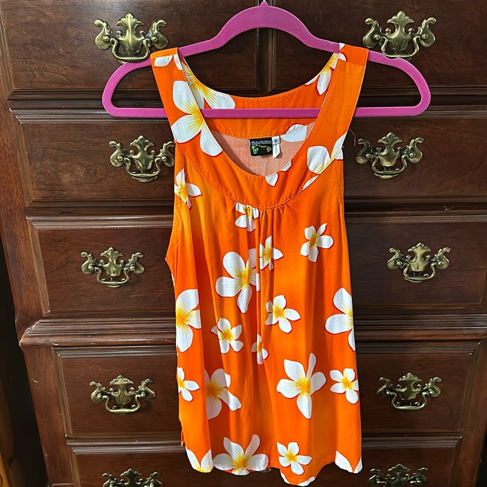 Hawaiian floral print shirt